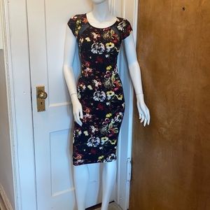 Floral midi dress